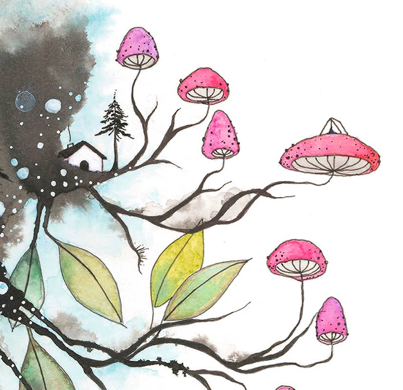 Moonlit Life Art Print