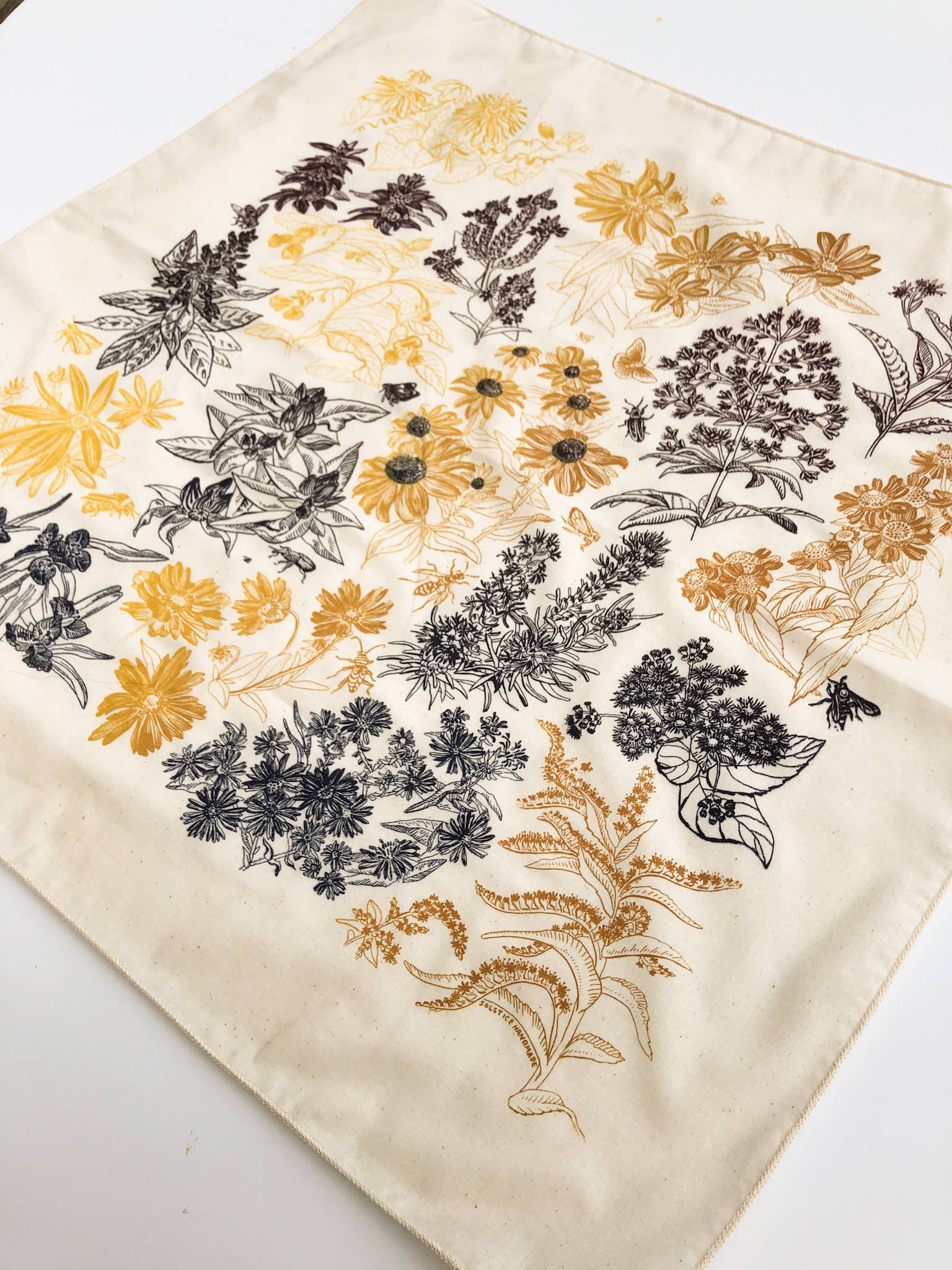 Autumn Wildflower Cotton Bandana