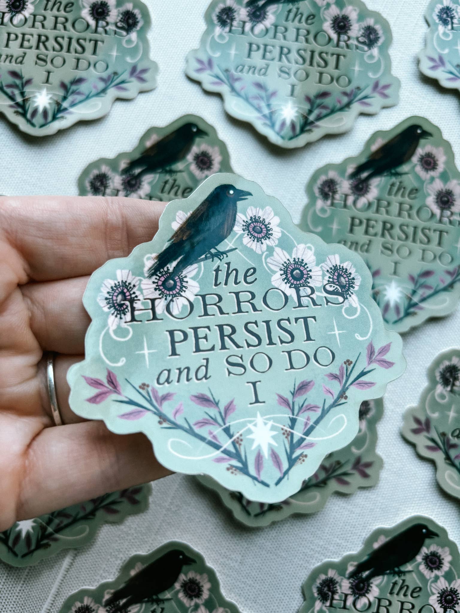 The Horrors Persist Vinyl Sticker