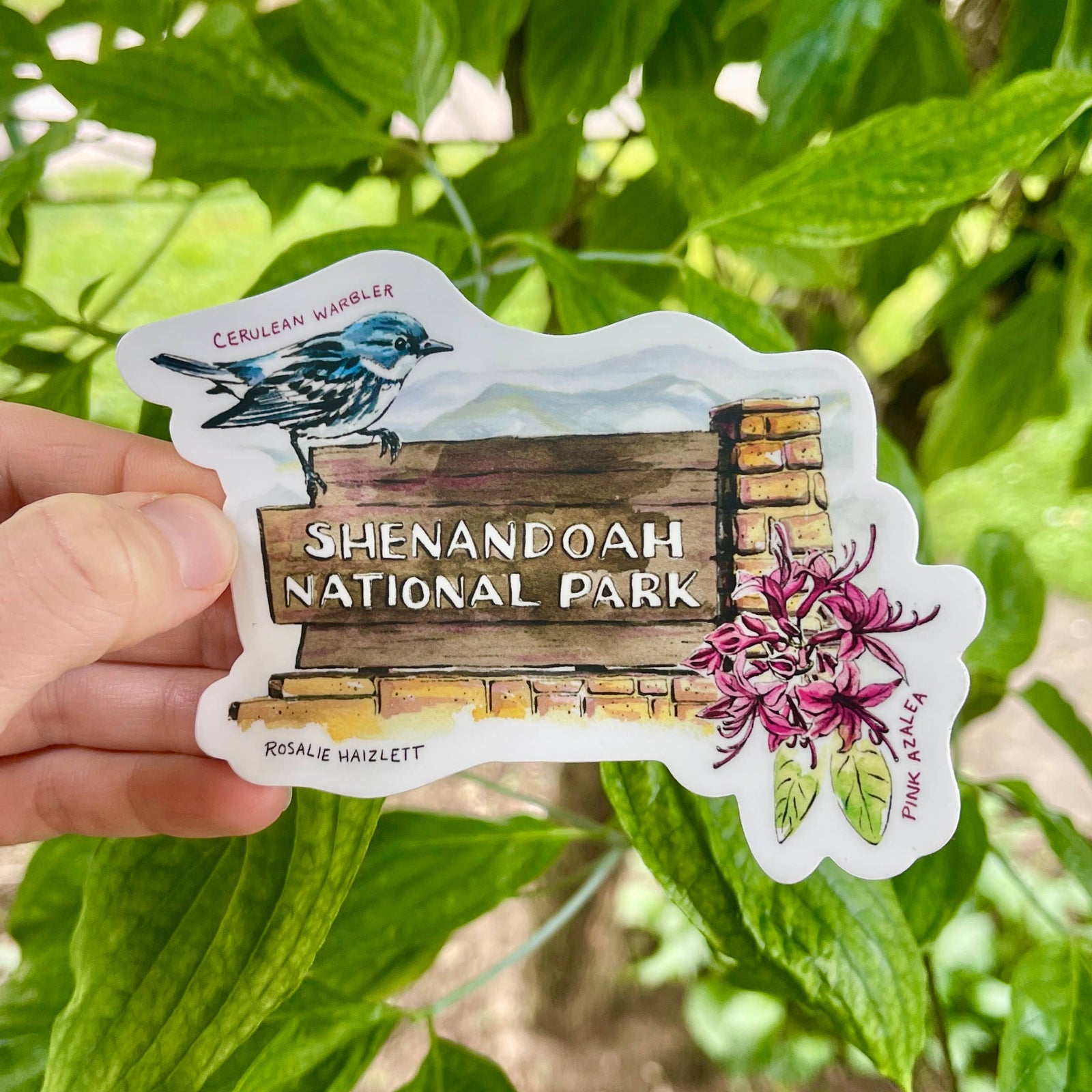 Shenandoah National Park Virginia Waterproof Vinyl Sticker