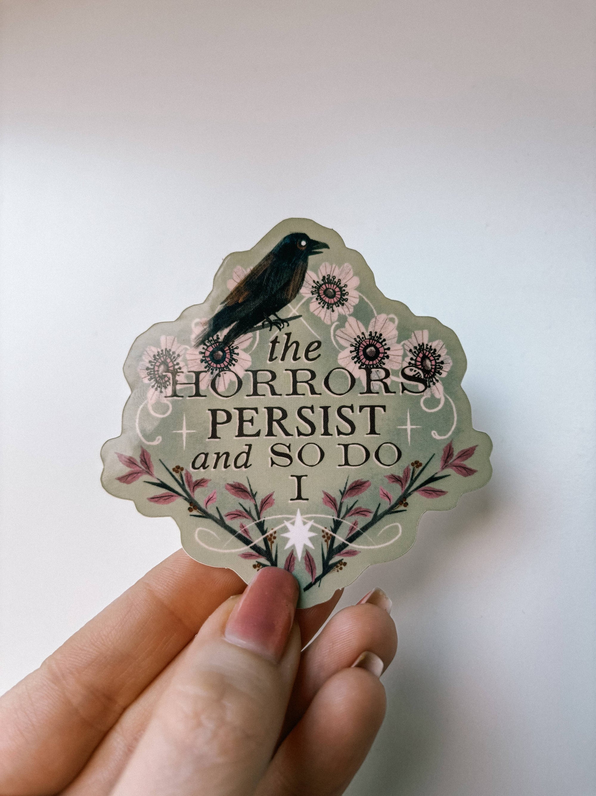 The Horrors Persist Vinyl Sticker