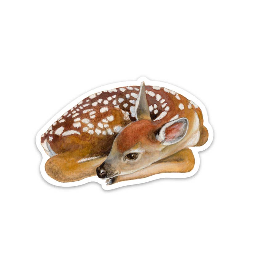 Baby Deer Vinyl Sticker