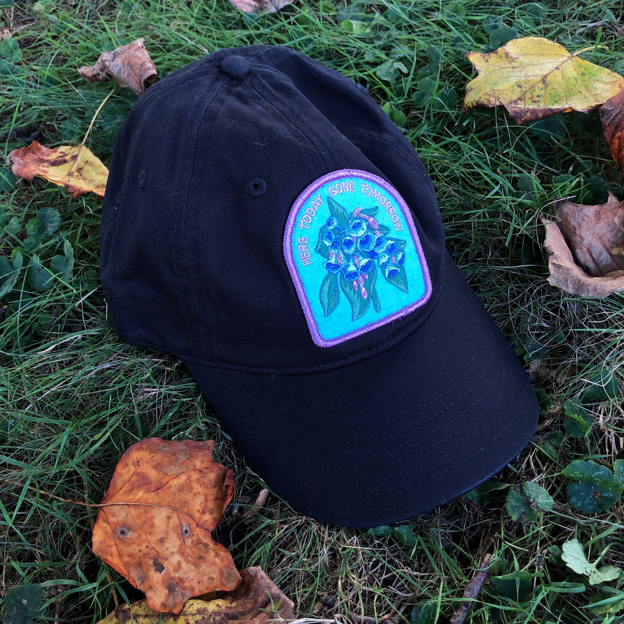 Virginia Bluebells Organic Cotton Native Plant Patch Hat