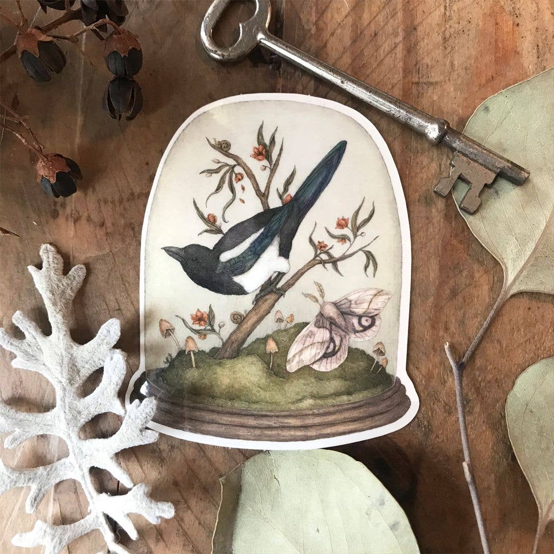 One for Sorrow Semi-transparent Sticker