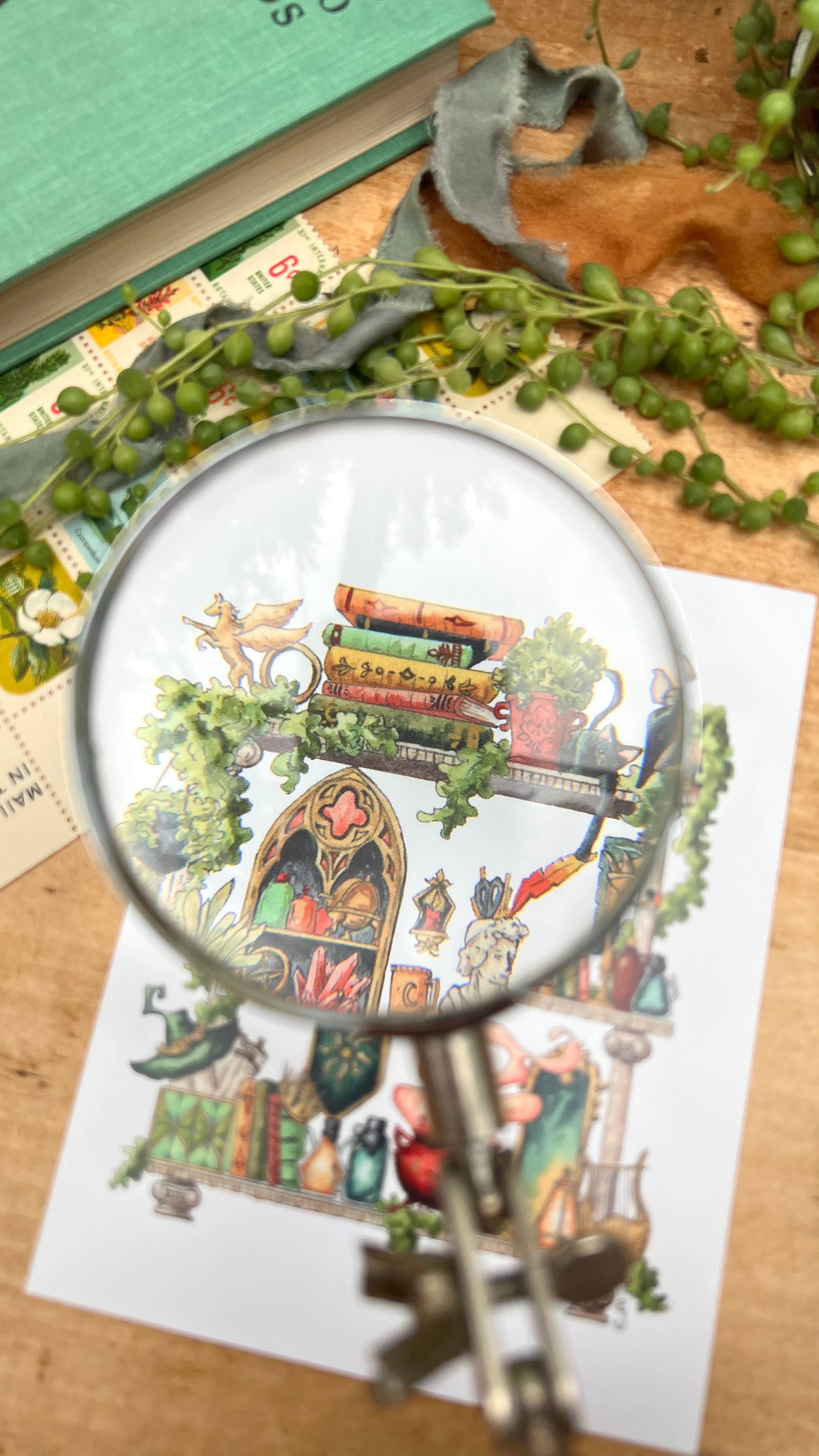 The Celestial Witch's Shelves Postcard