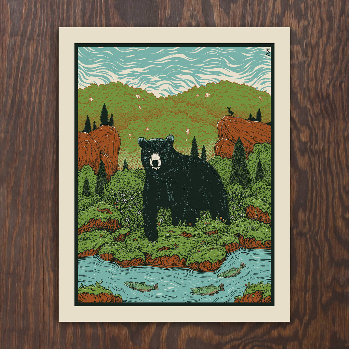 Appalachian Wilderness Print by Logan Schmitt (11" x 14")