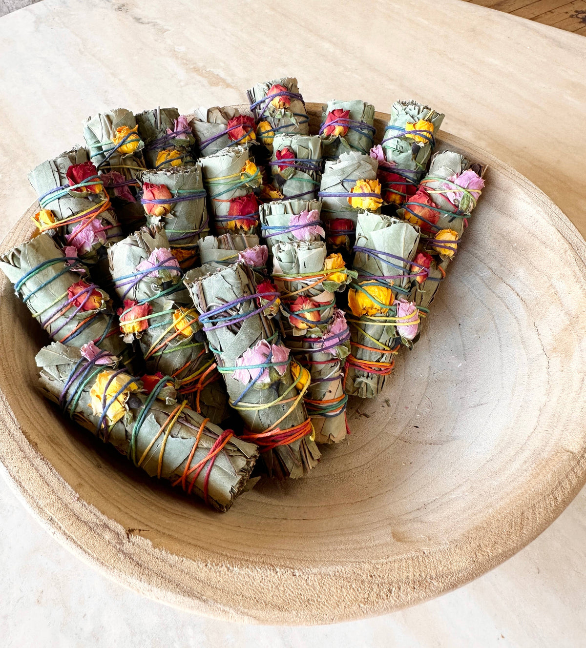 Small Floral Eucalyptus Bundle