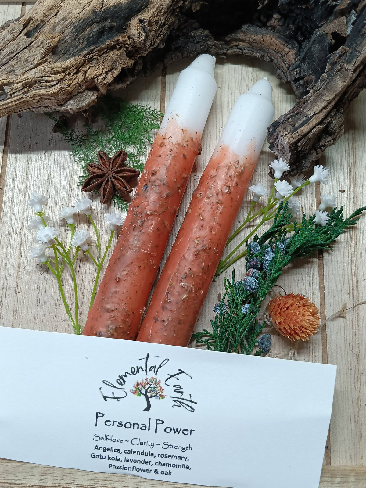 Personal Power Herbal Intention Candles