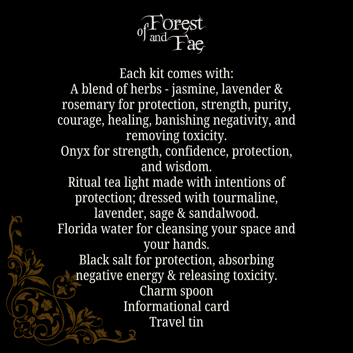 Protection Travel Altar: Witch Kit for Rituals and Spells