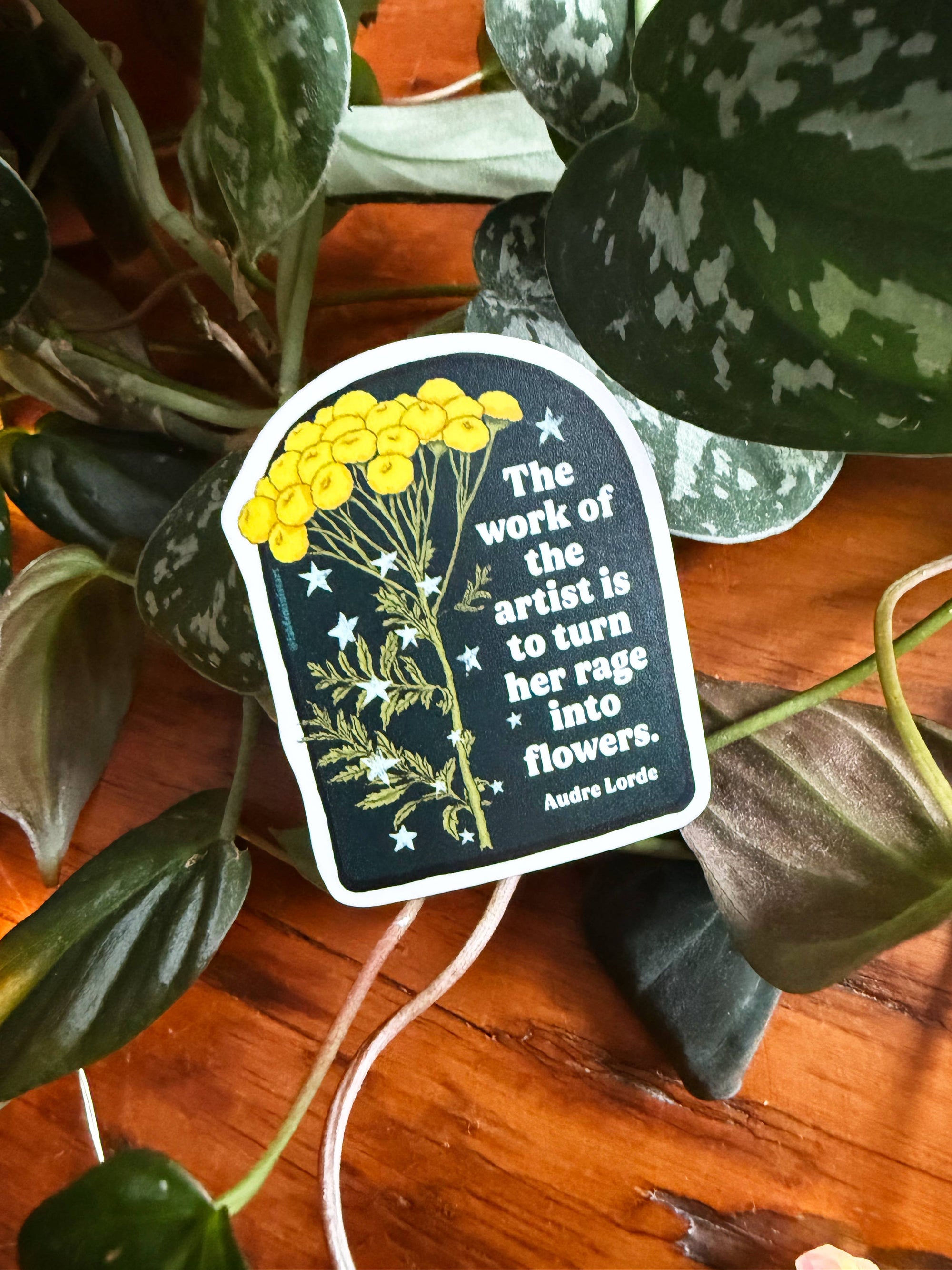 Audre Lorde Sticker, the work of the artist