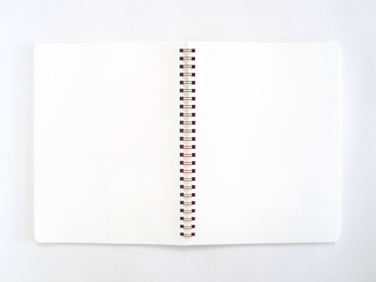 Snake Rising Coil Notebook, Large : Lined