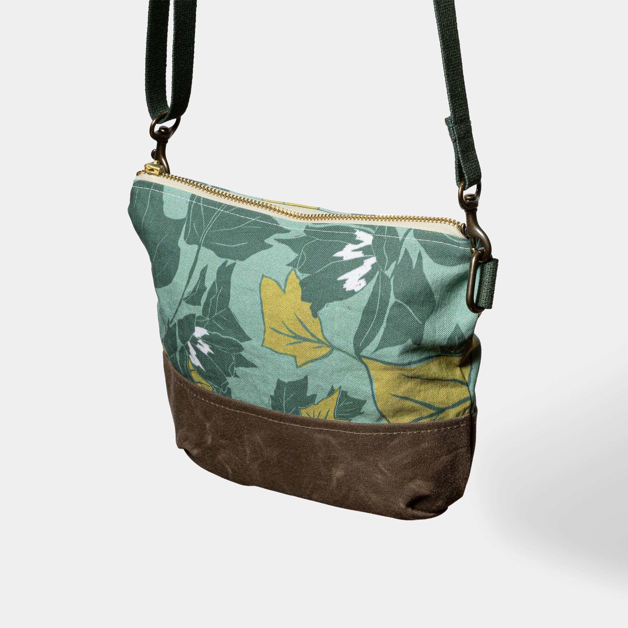 Small Crossbody Bag: Tulip poplar