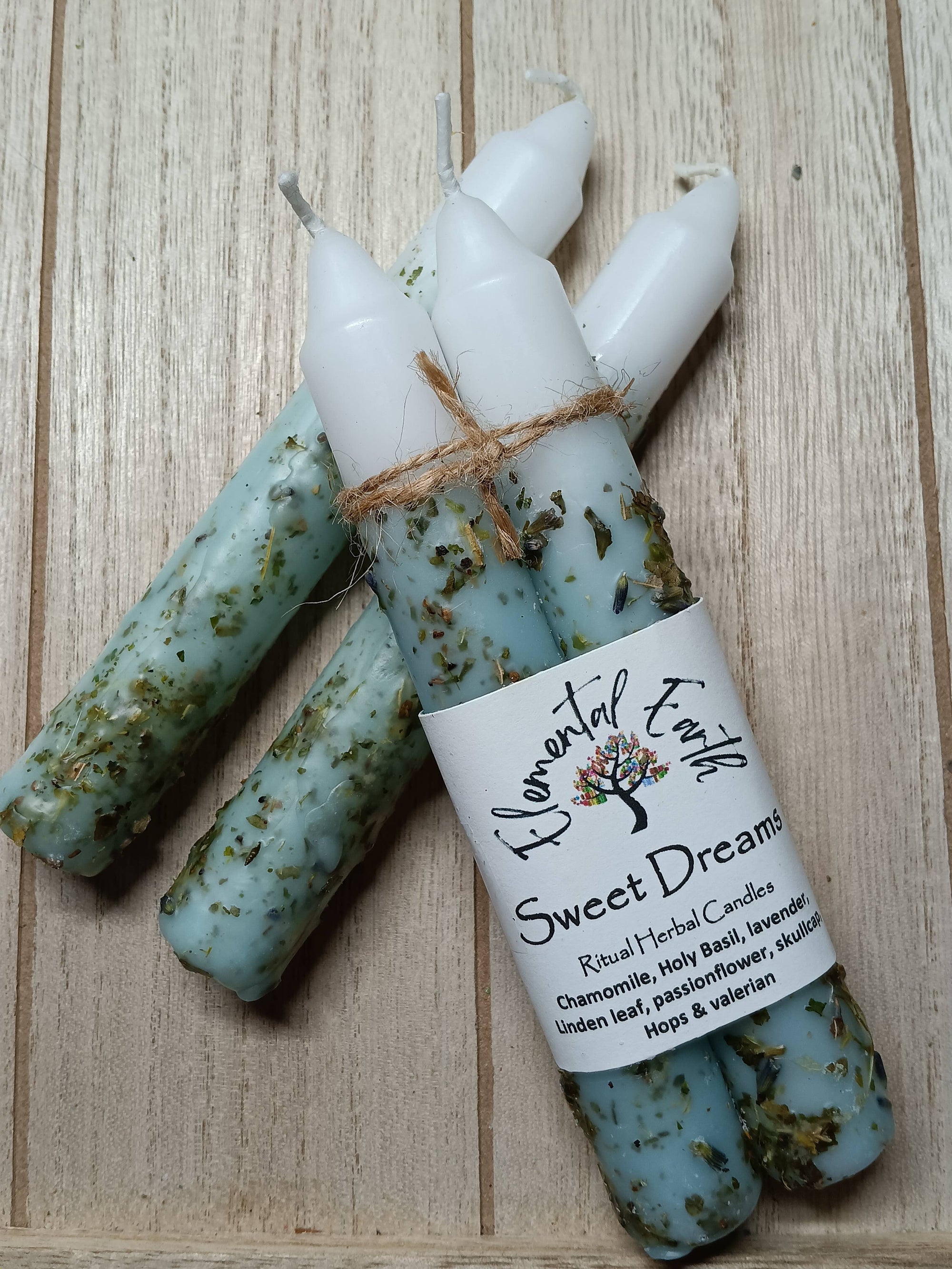 Sweet Dreams Herbal 6 inch Candles