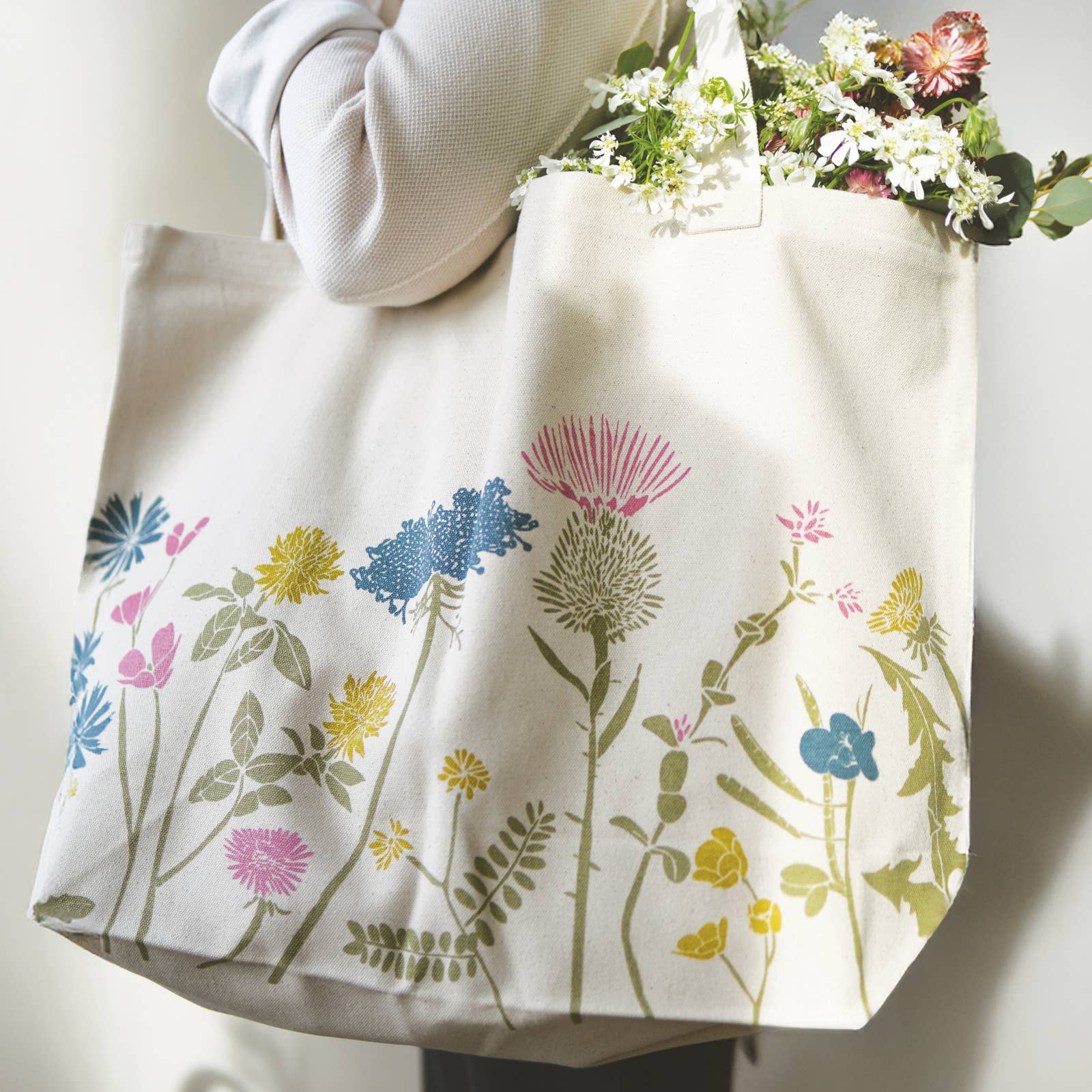 Oversized Mushroom Organic Market Tote Bag