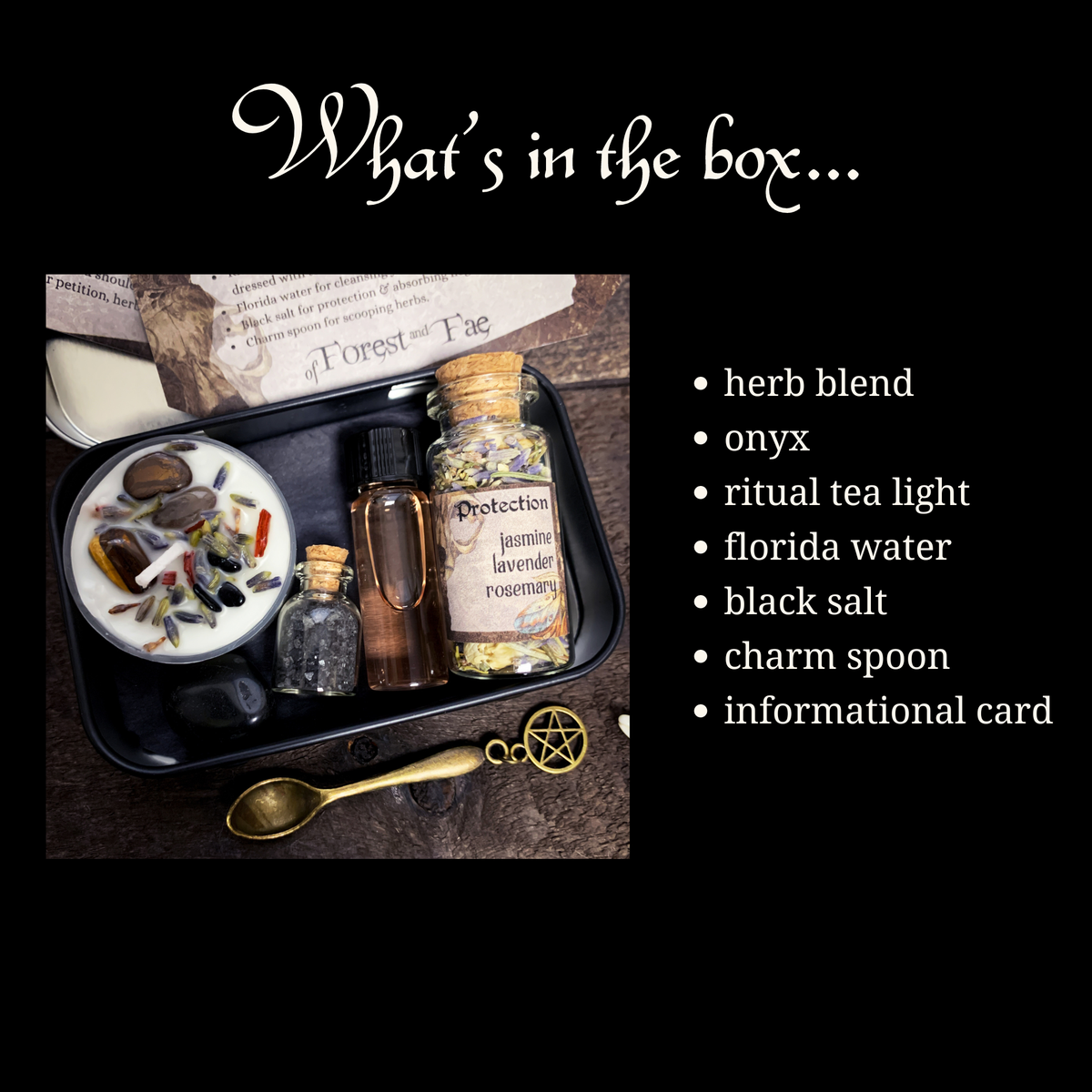 Protection Travel Altar: Witch Kit for Rituals and Spells