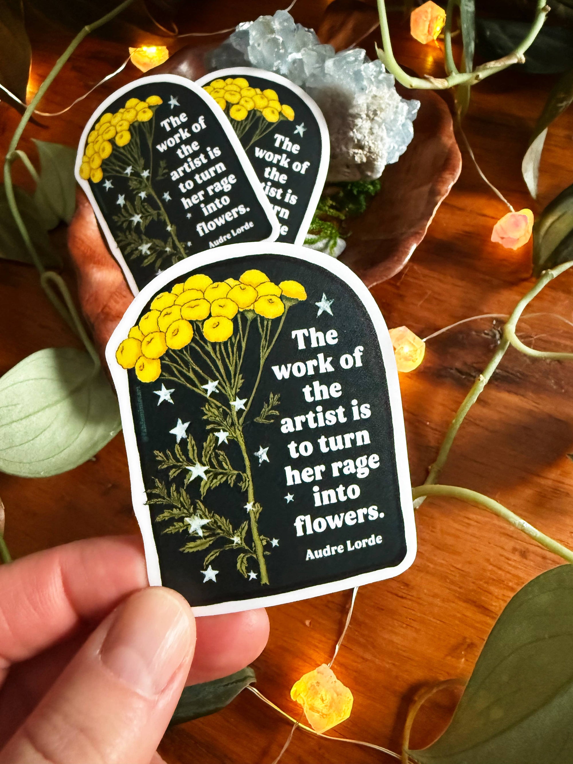 Audre Lorde Sticker, the work of the artist