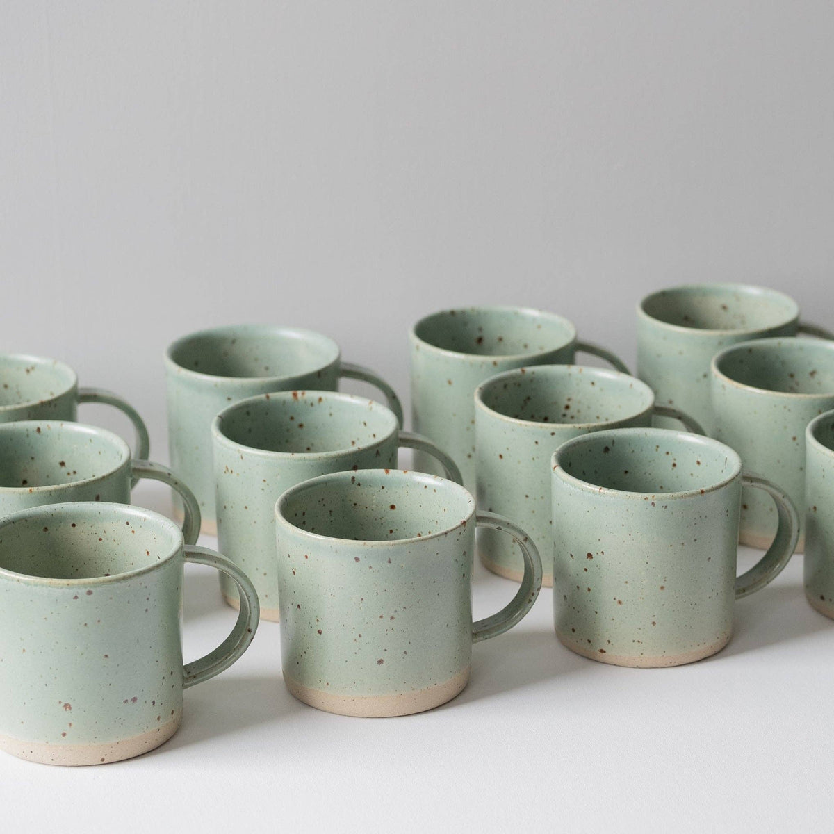 Celadon &amp; Speckled Mug