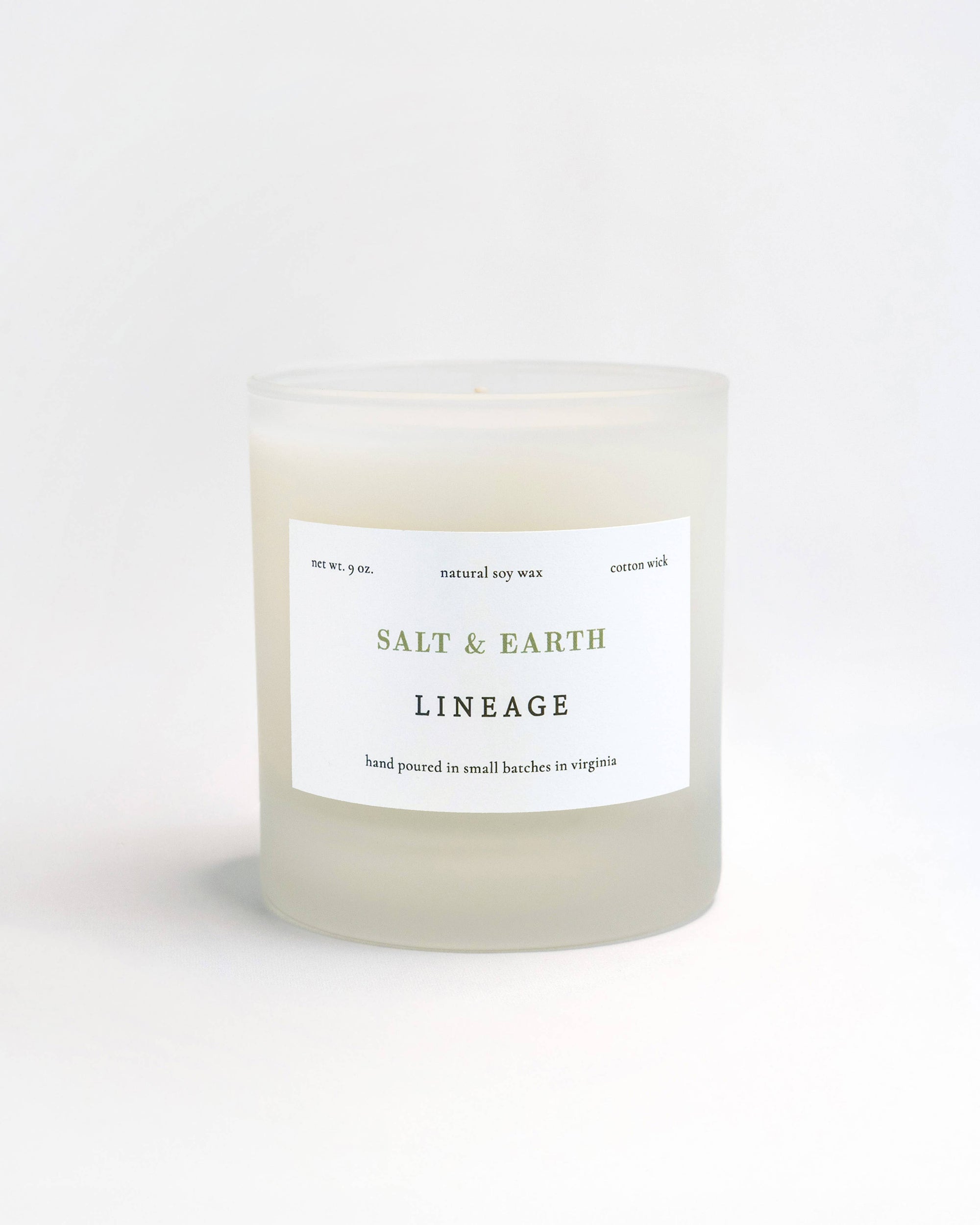 Salt &amp; Earth Candle