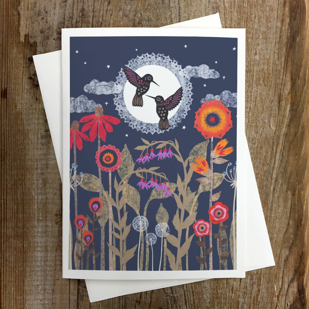 The Moon Like A Flower Greeting Card