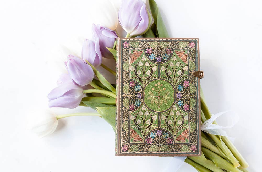 Paperblanks Poetry in Bloom Lined: Softcover / Midi