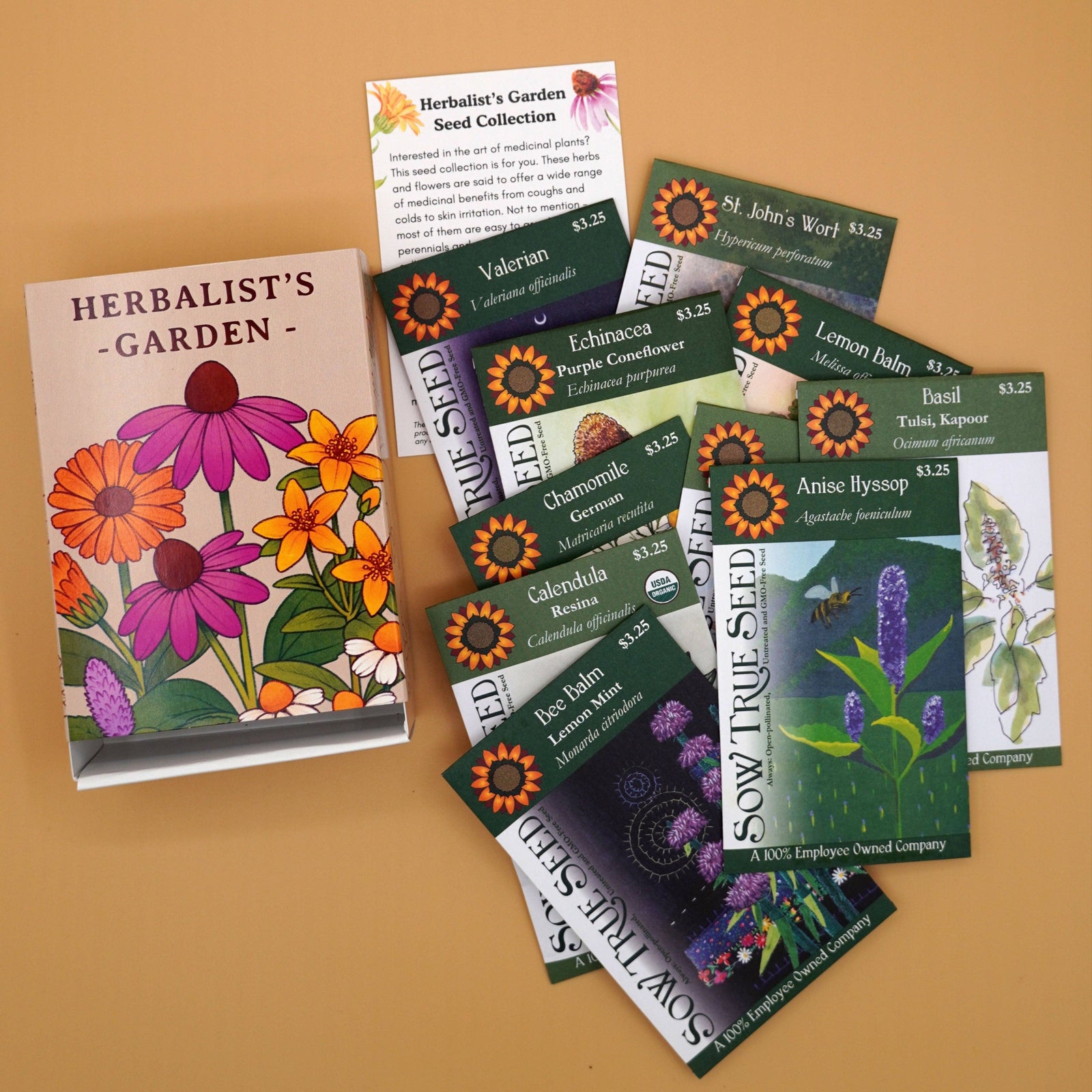 Herbalist's Garden Seed Collection Box
