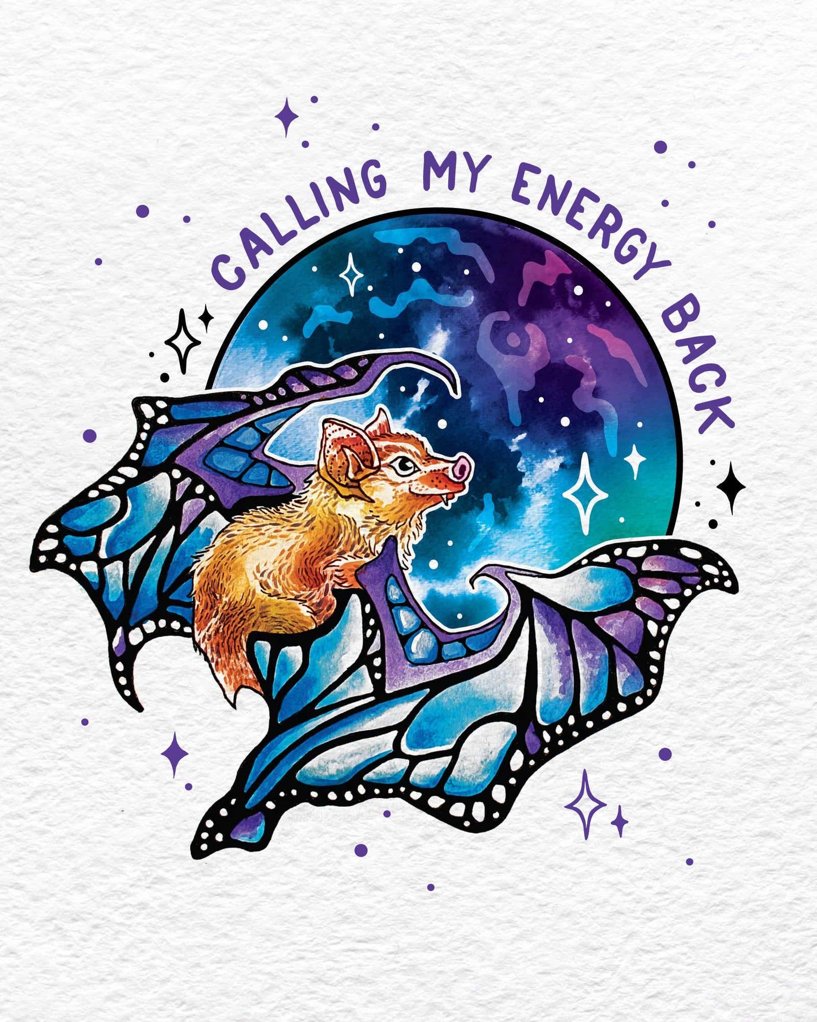 Calling Energy - Vinyl Sticker