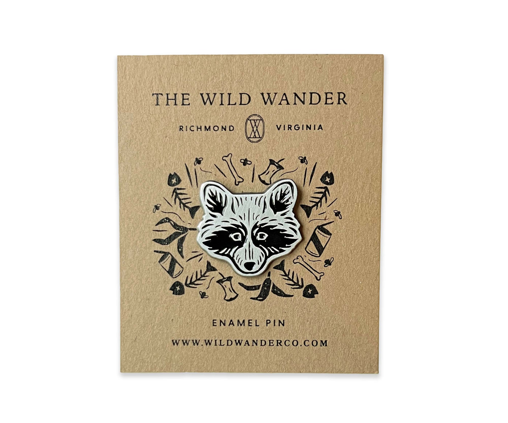 Raccoon Enamel Pin