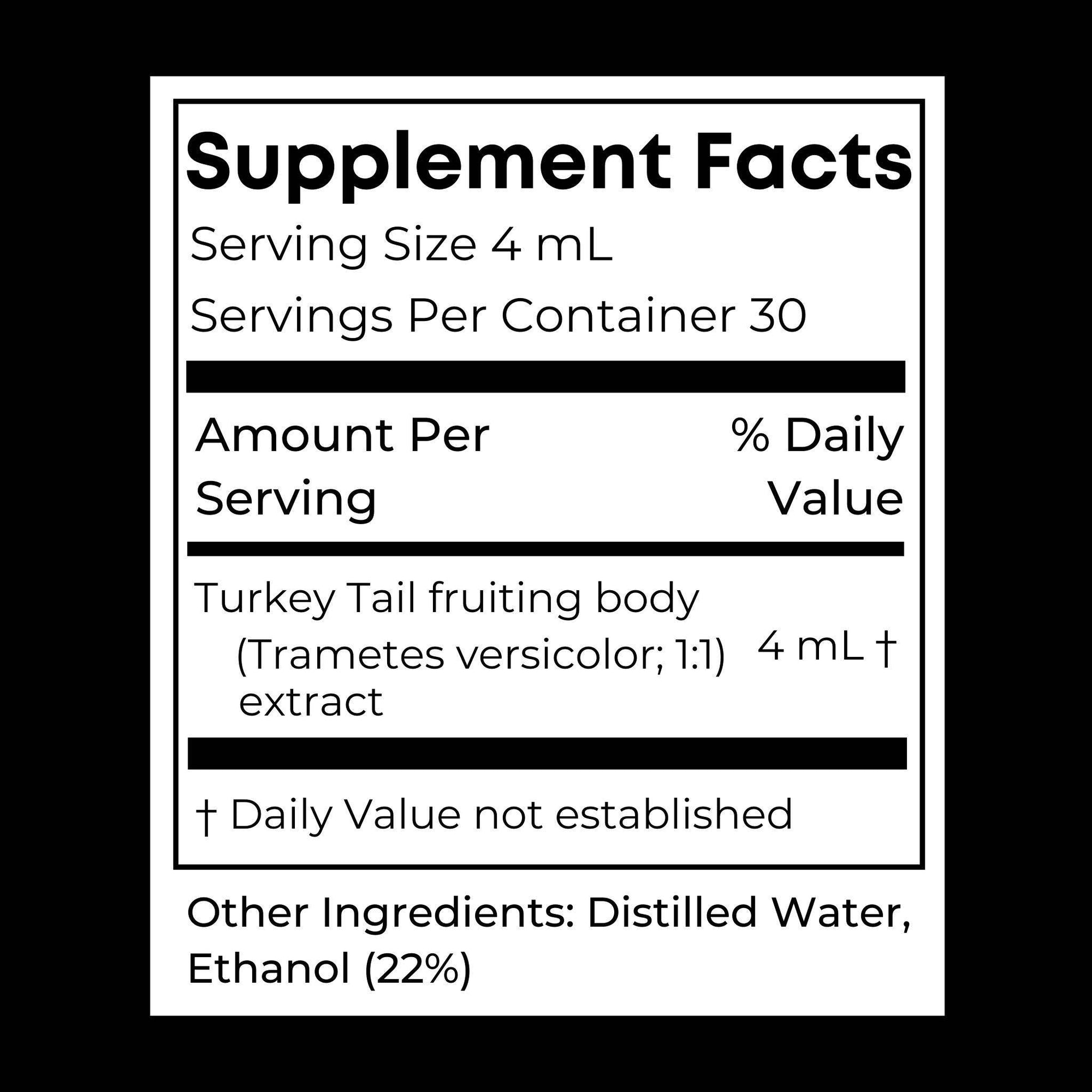 Turkey Tail Tincture (4oz)—Birch Boys