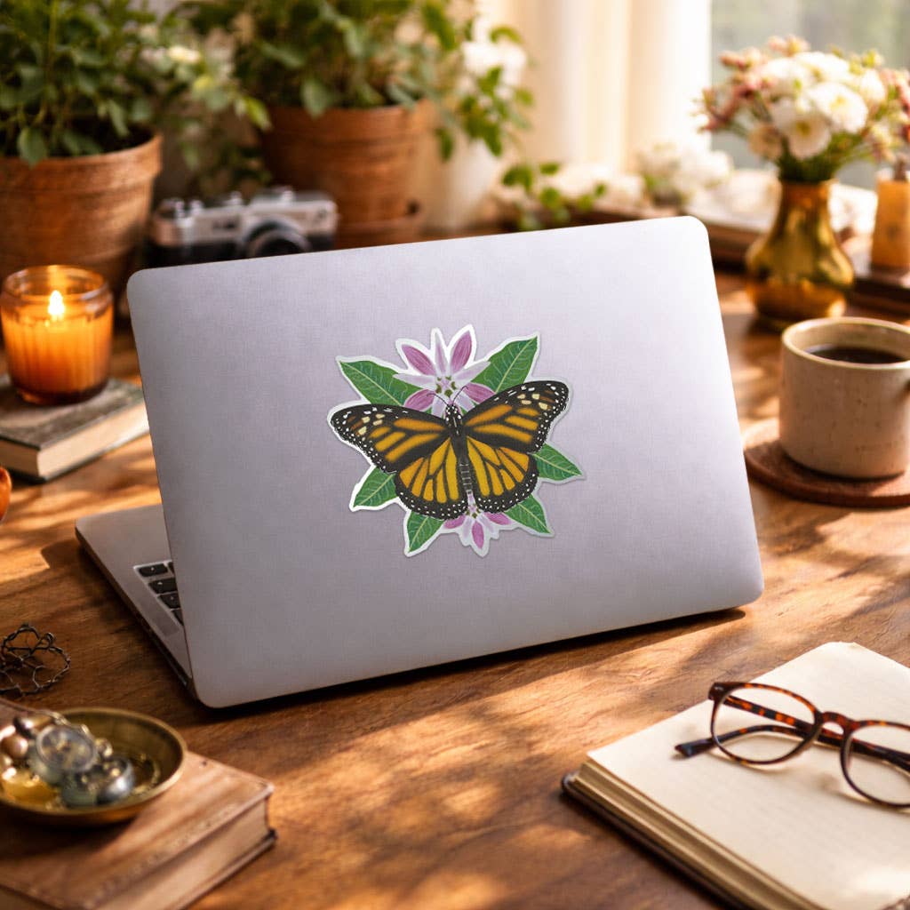 Monarch Matte Mirror PVC-Free Sticker