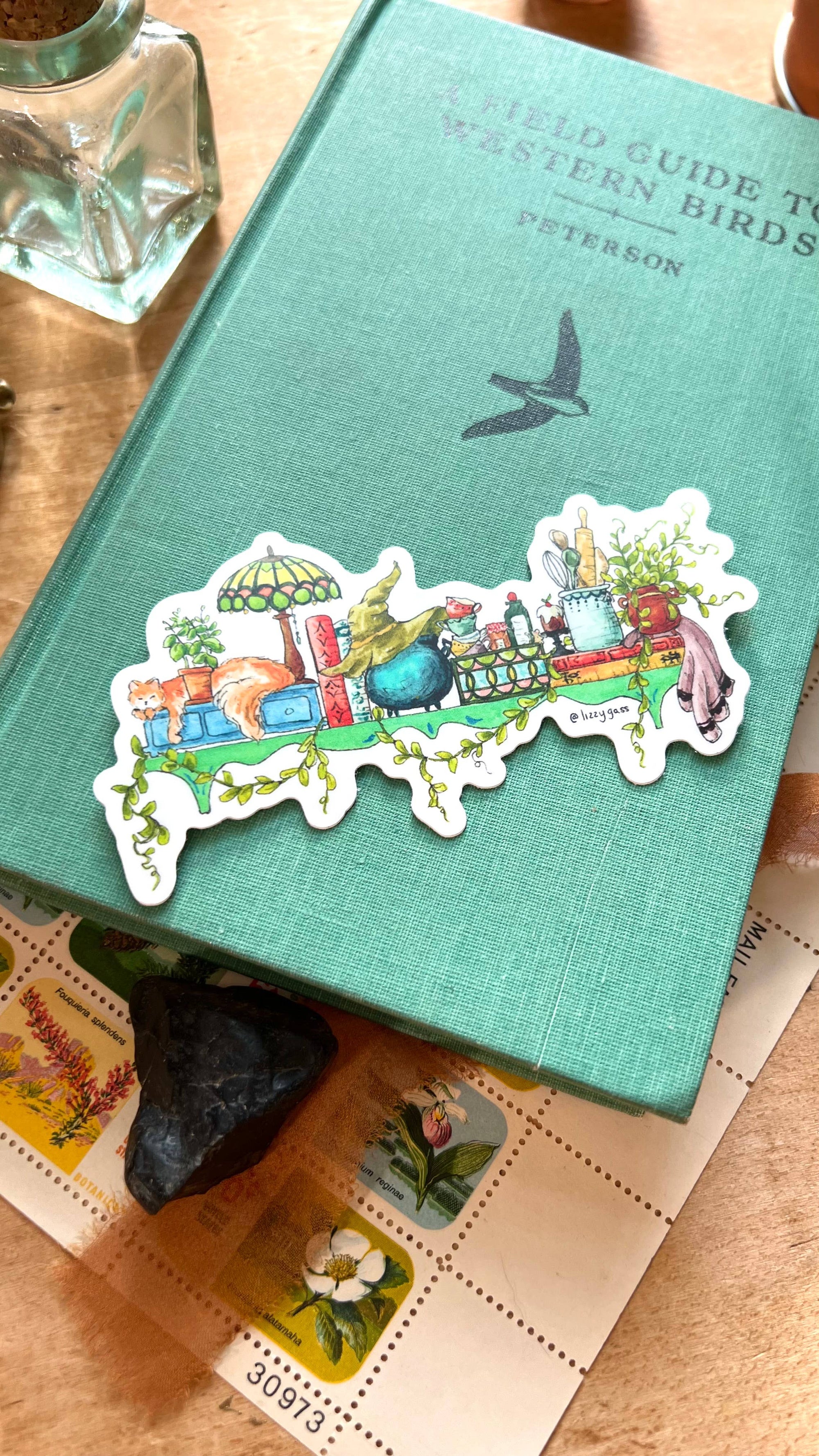 The Kitchen Witch's Shelf Sticker