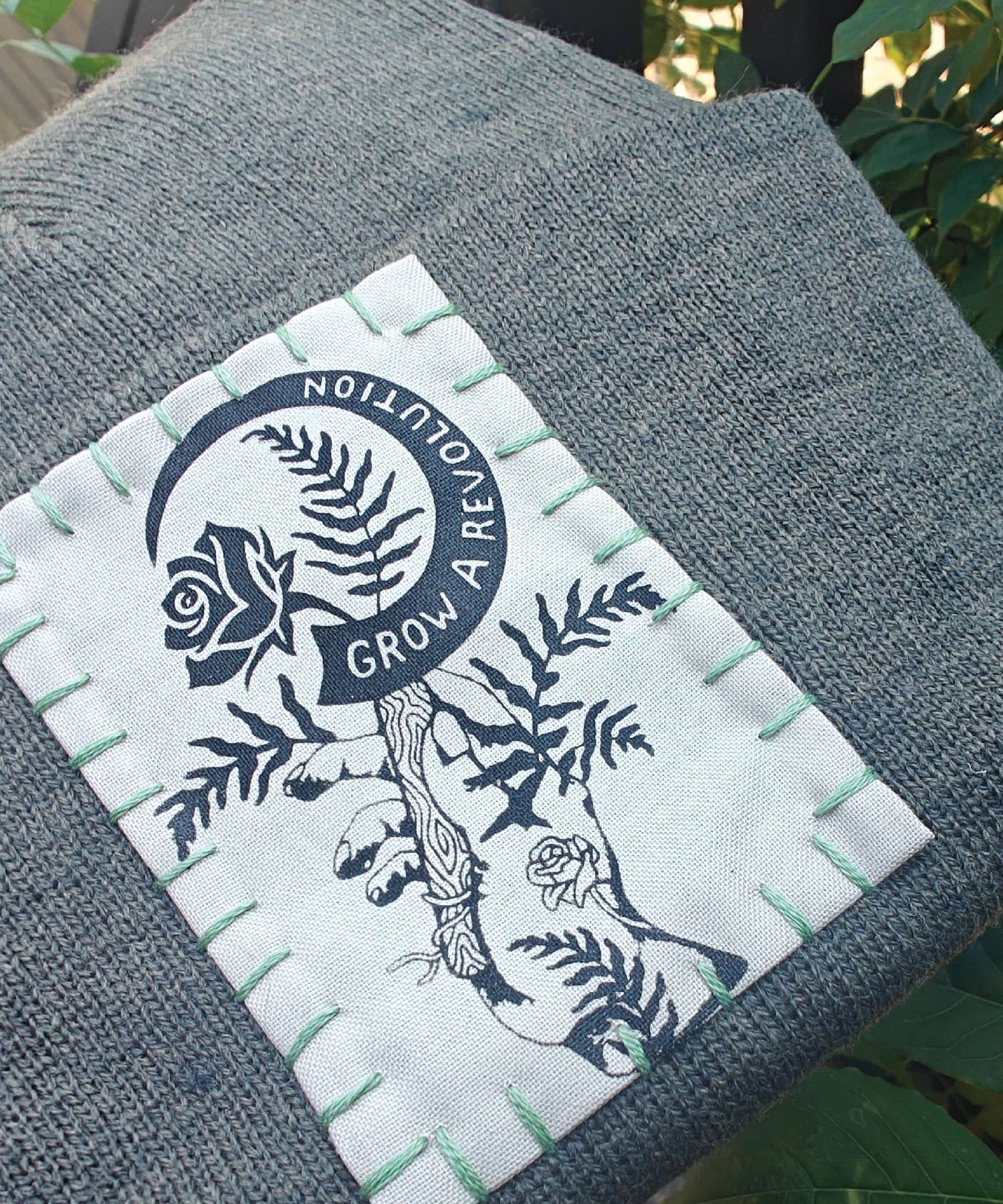 Grow a Revolution Patch Hat: Moss Green