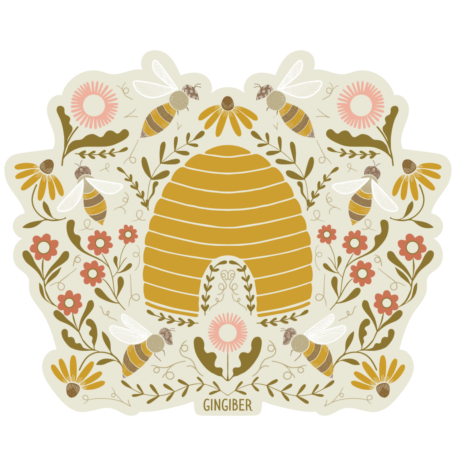 Beehive Sticker