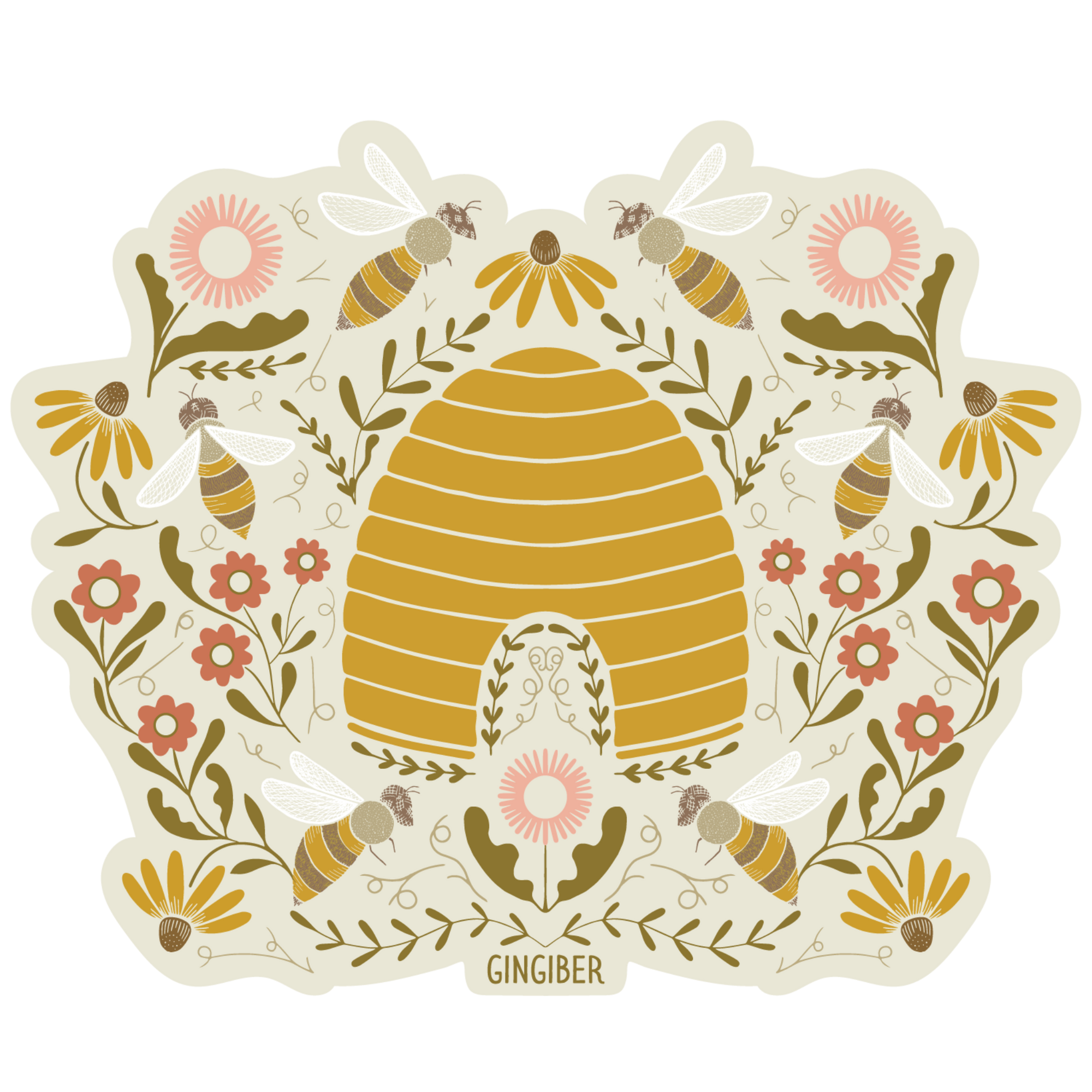Beehive Sticker