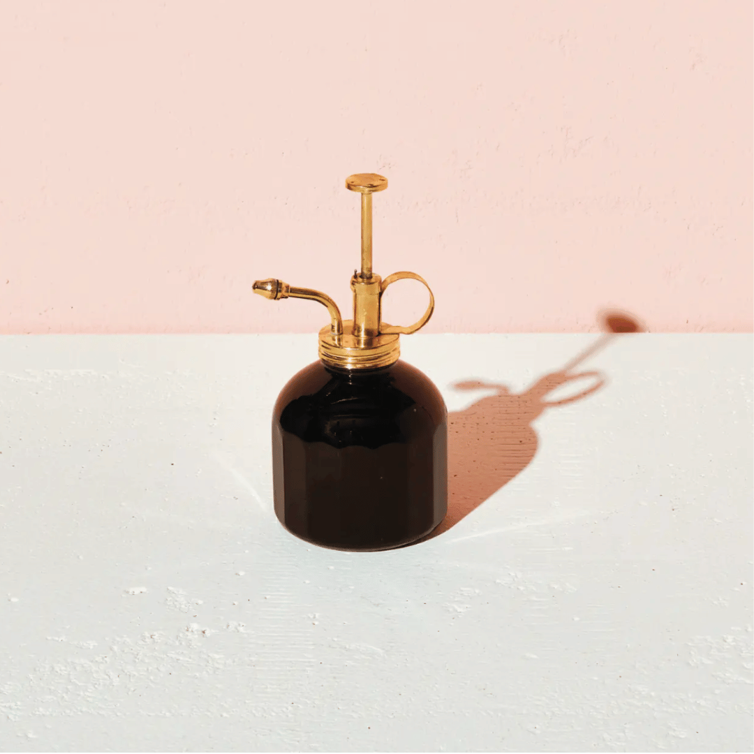 Black Glass &amp; Brass Mister