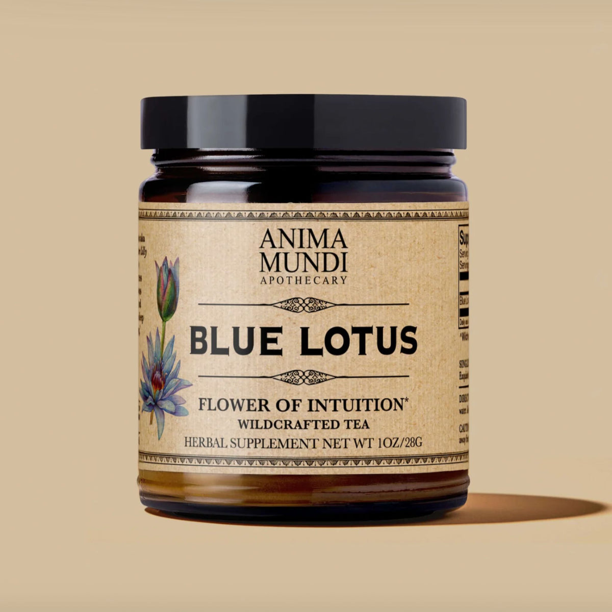 Wildcrafted Dried Blue Lotus Flowers 1oz