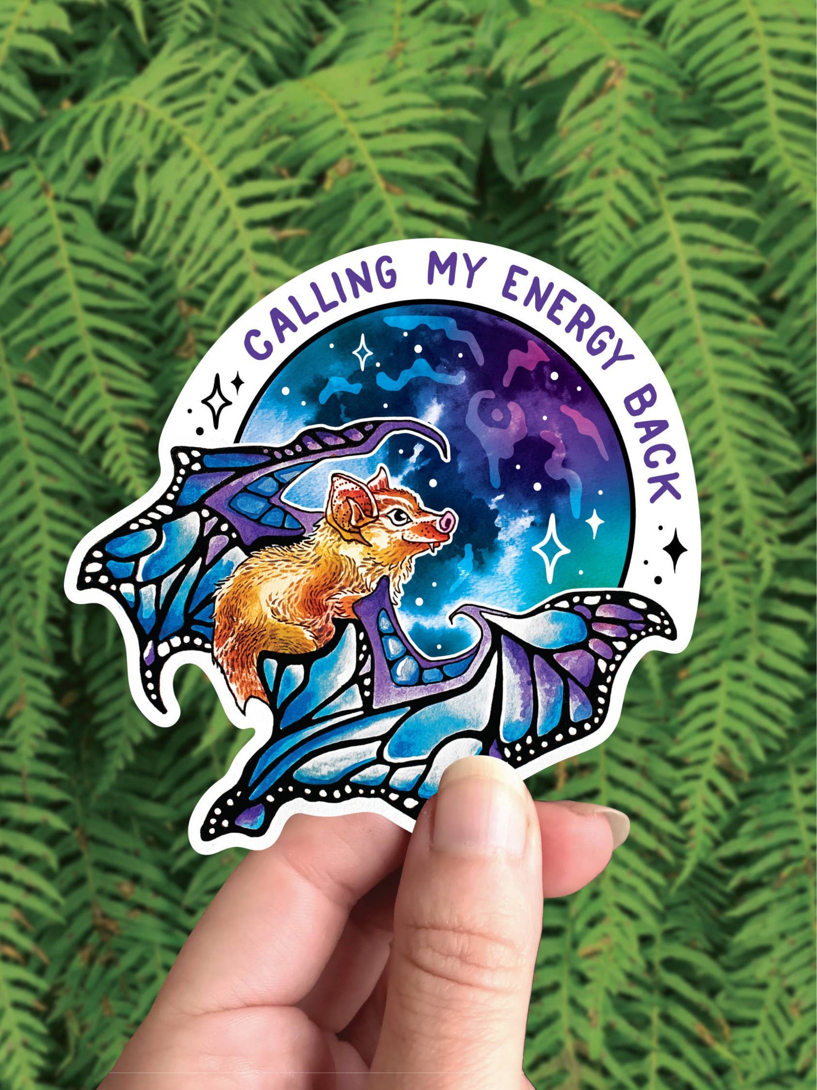 Calling Energy - Vinyl Sticker