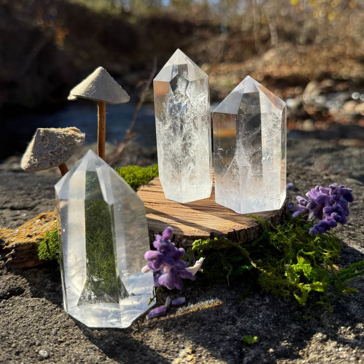 Clear Quartz Crystal Point