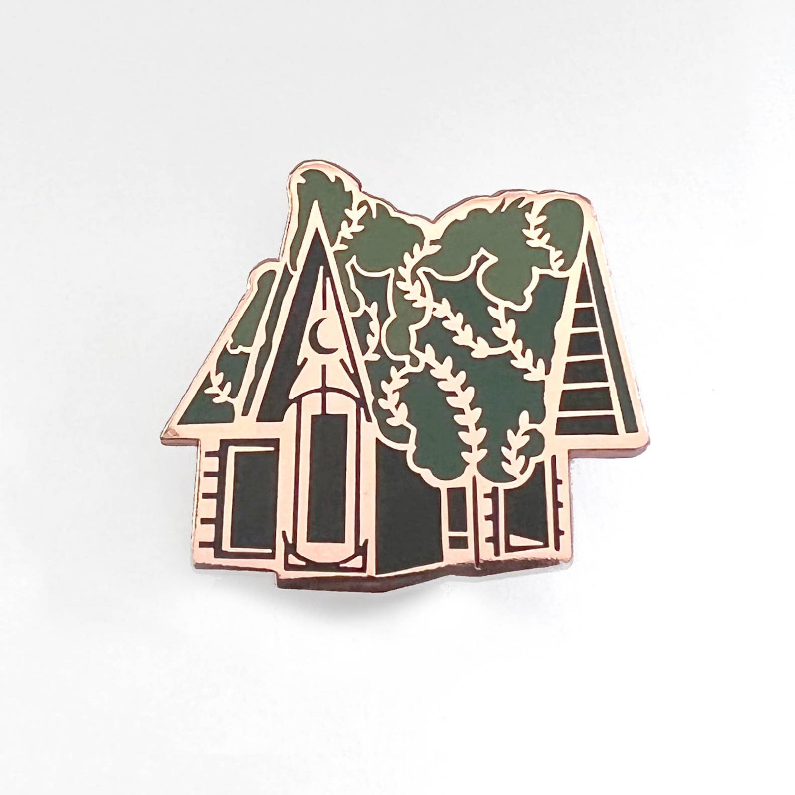 Cottagecore Witch Cottage pin
