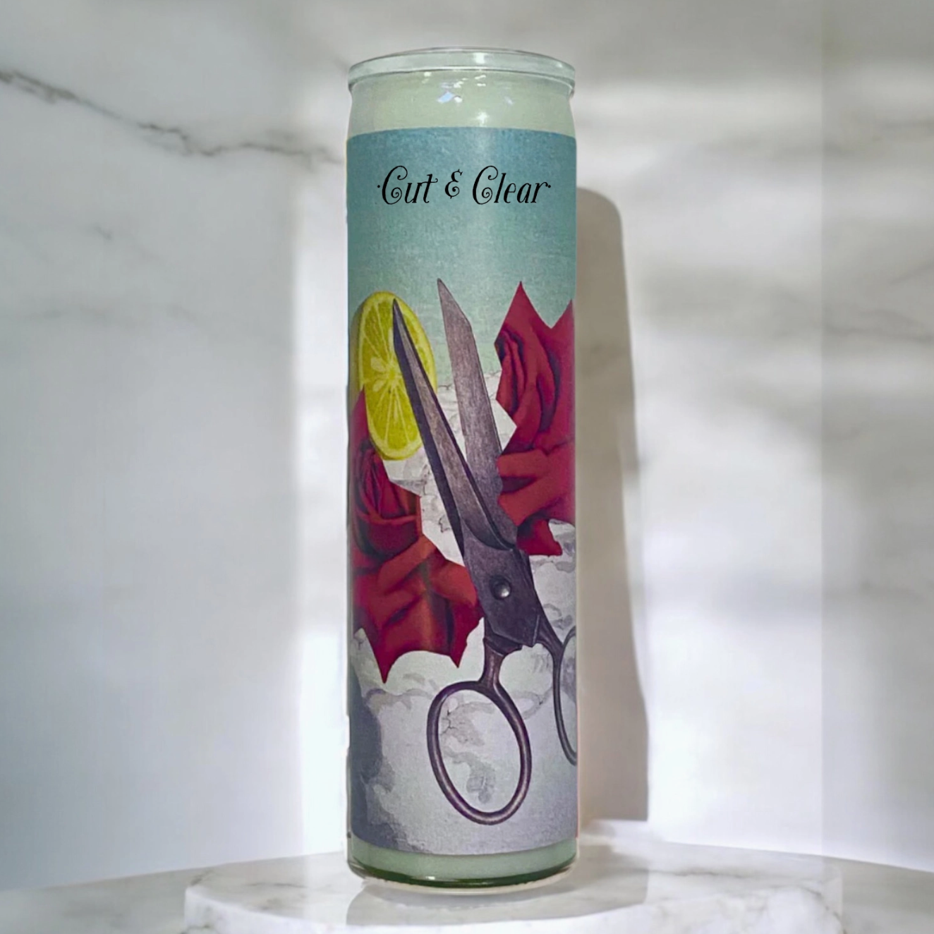 Cut & Clear Altar Candle