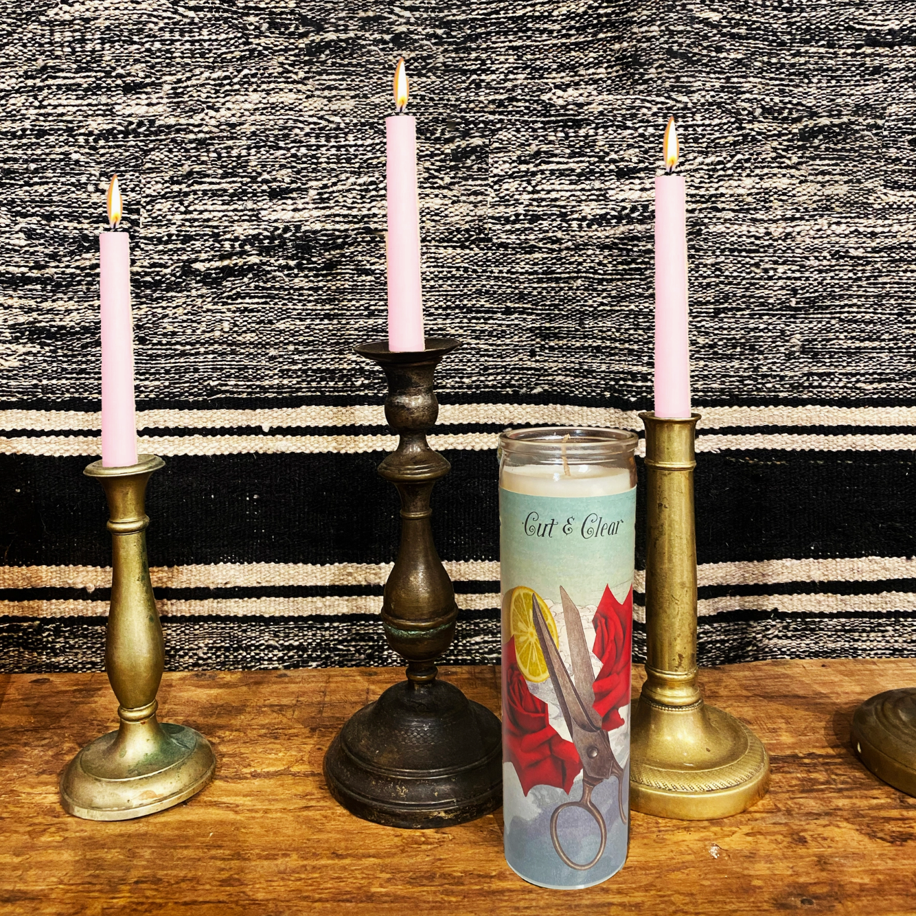 Cut & Clear Altar Candle