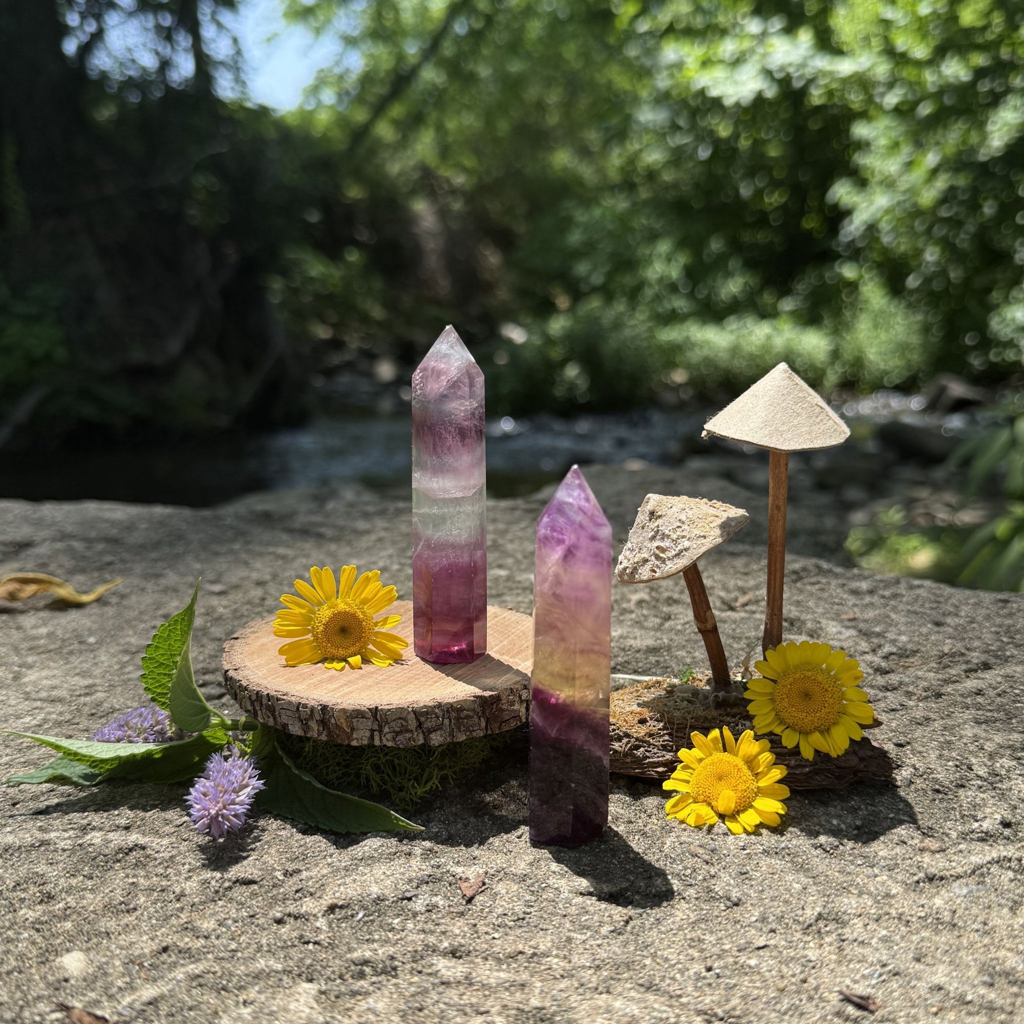 Fluorite Crystal Point