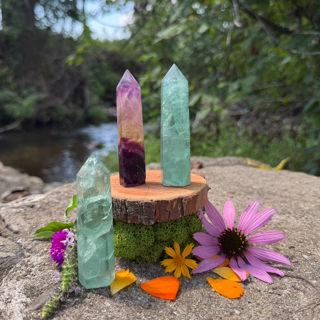 Fluorite Crystal Point