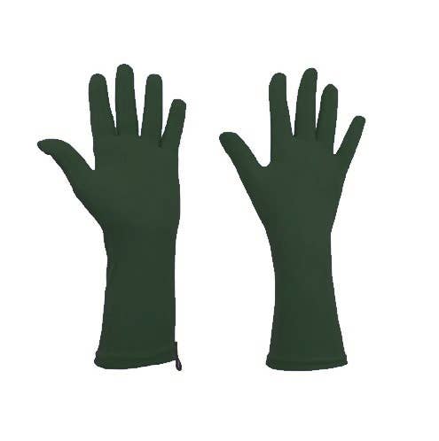 Forest Green Foxgloves Elle Long Gardening Gloves