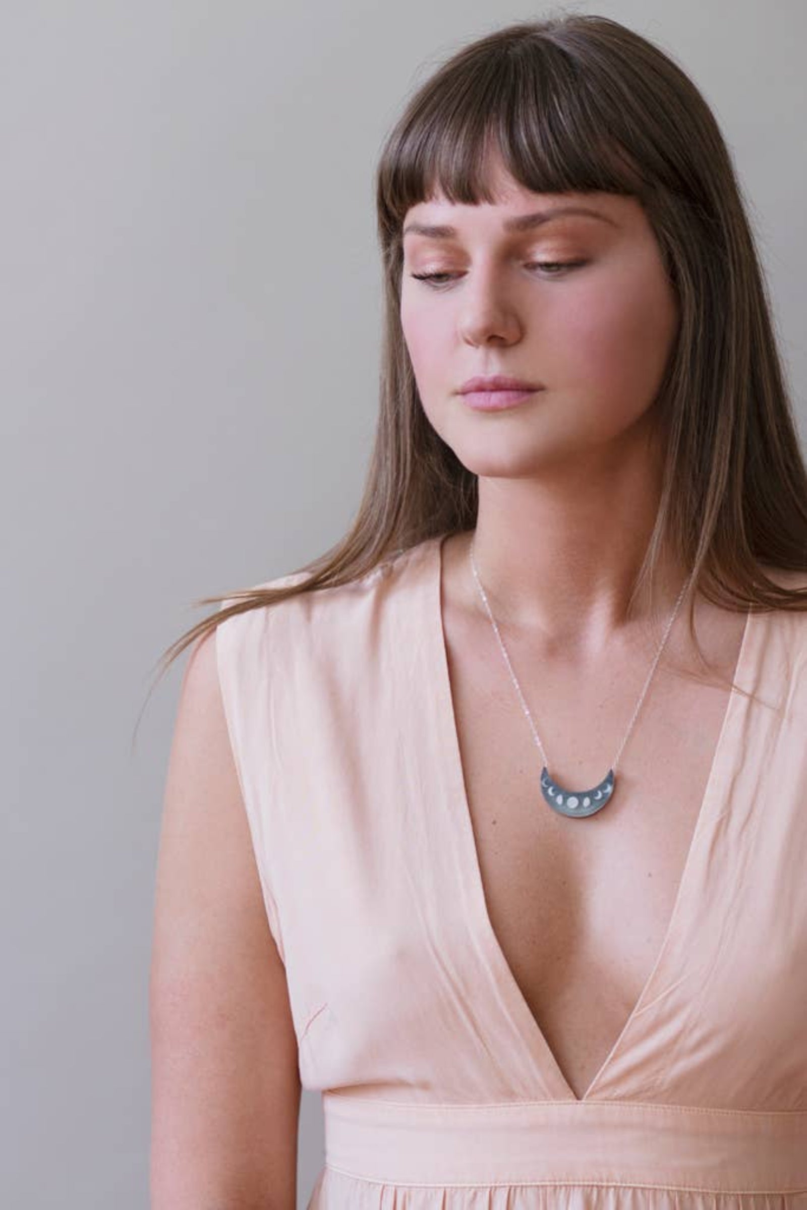 Glitter Moons Hand Painted