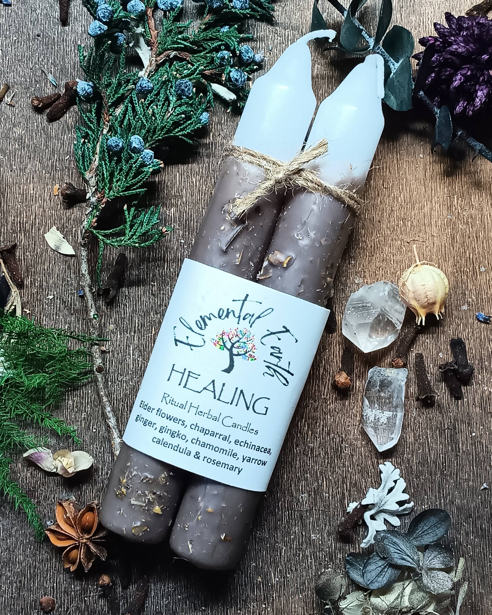Healing Herbal Intention Candles