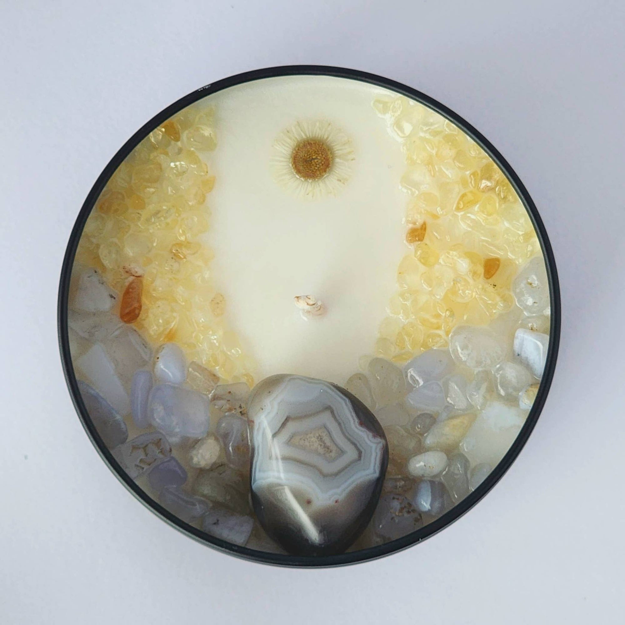 I AM AIR (adaptable and free) • 8oz Soy Crystal Candle
