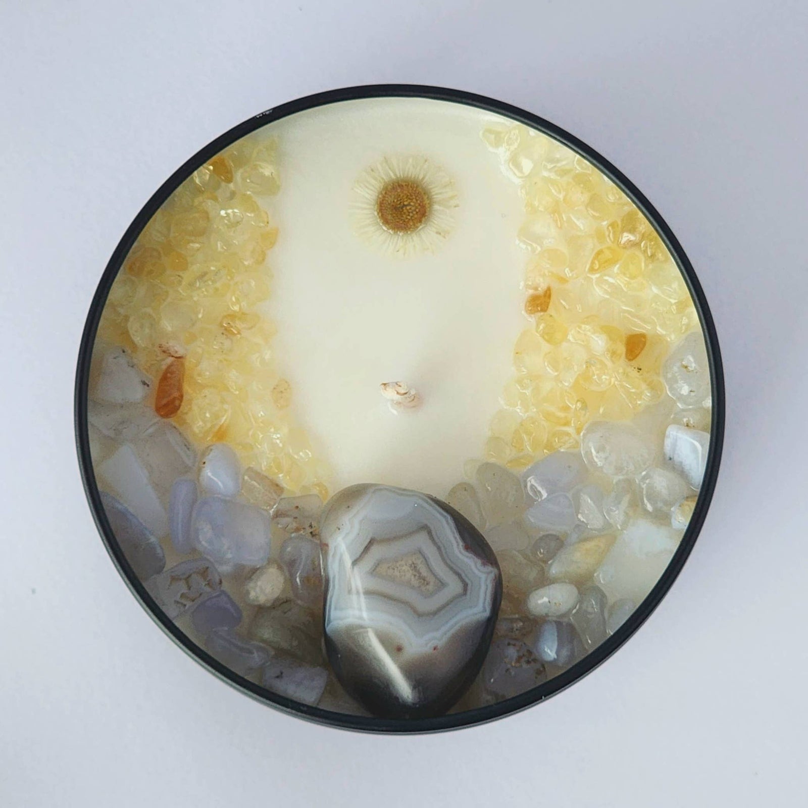 I AM AIR (adaptable and free) • 8oz Soy Crystal Candle