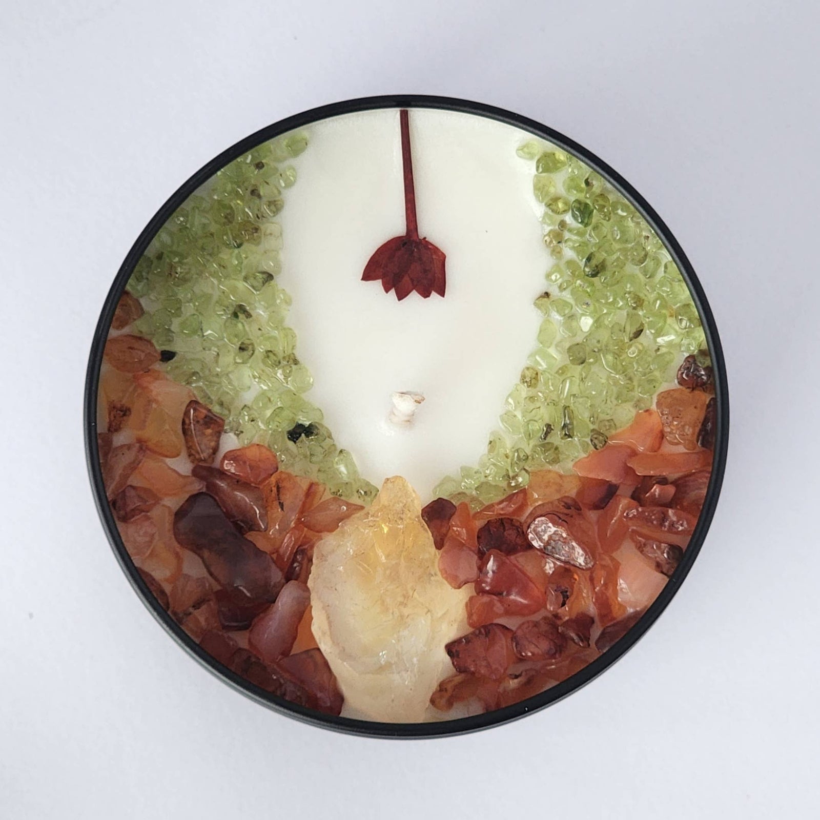 I AM FIRE (passionate and adventurous) • 8oz Soy Crystal Candle