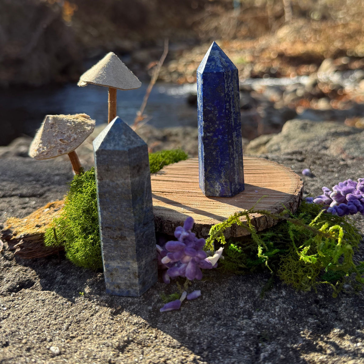 Lapis Lazuli Crystal Point