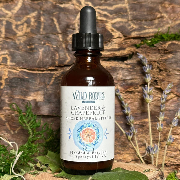 Lavender & Grapefruit Bitters - Wild Roots Apothecary